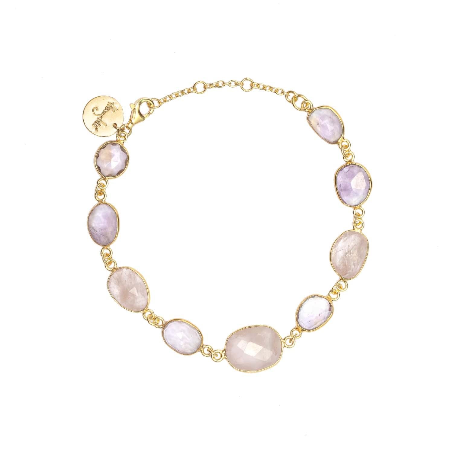 Love Pastel Gold Bracelet | Elegant and Charming Jewelry