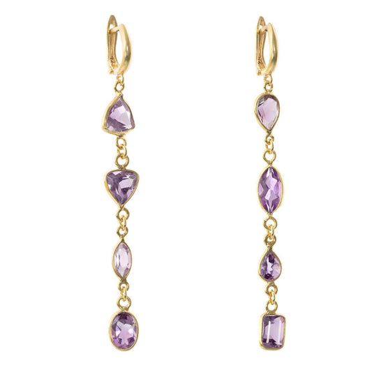 Mystic Love Amethyst Earrings | Elegant and Timeless Jewelry